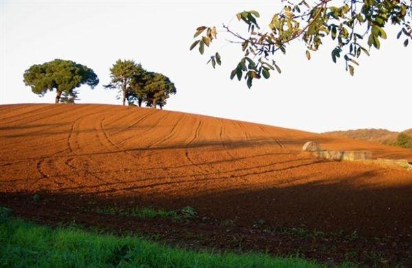 Tramonto sull'Agro Pontino